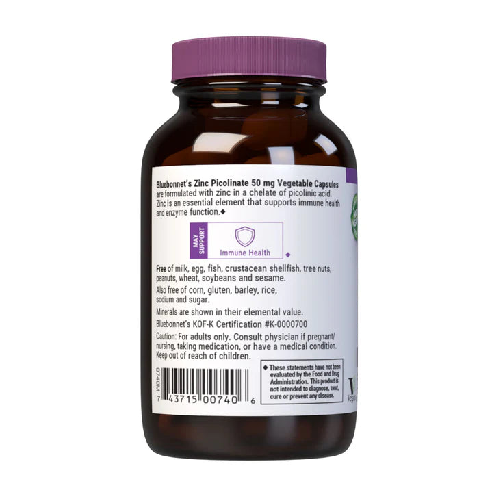 ZINC PICOLINATE 50 mg 100 VCAPS