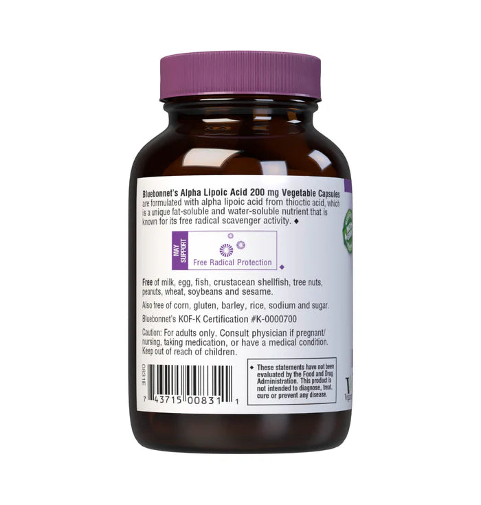 ALPHA LIPOIC ACID 200 mg 60 VCAPS