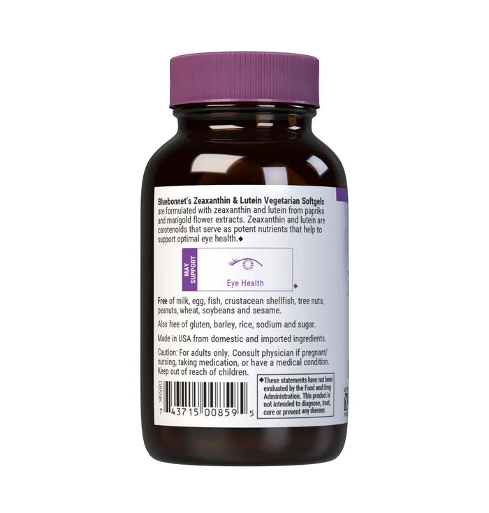 ZEAXANTHIN & LUTEIN 60 V SOFTGELS