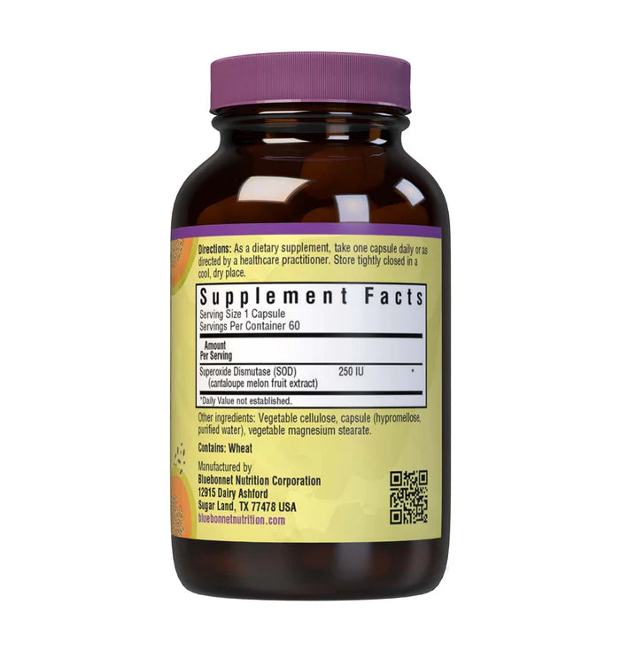 VEGETARIAN SOD 250 IU CANTALOUPE FRUIT EXTRACT 60 vcaps