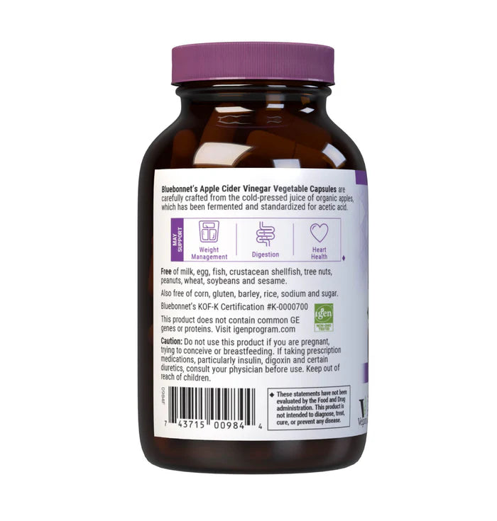 APPLE CIDER VINEGAR 120 VCAPS