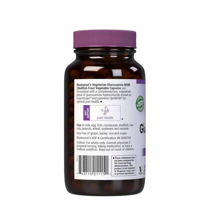 VEGETARIAN GLUCOSAMINE & MSM 120 VCAPS