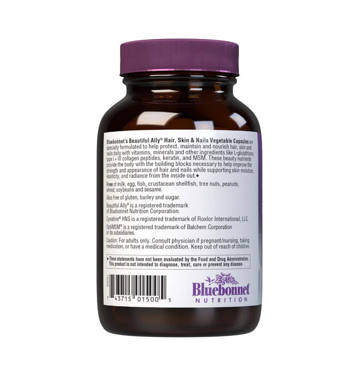 BEAUTIFUL ALLY HAIR, SKIN & NAILS 60 VCAPS