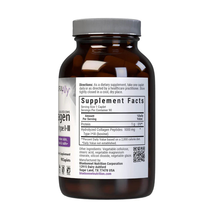 BEAUTIFUL ALLY COLLAGEN 1000 mg TYPES I + III 90 Caplets