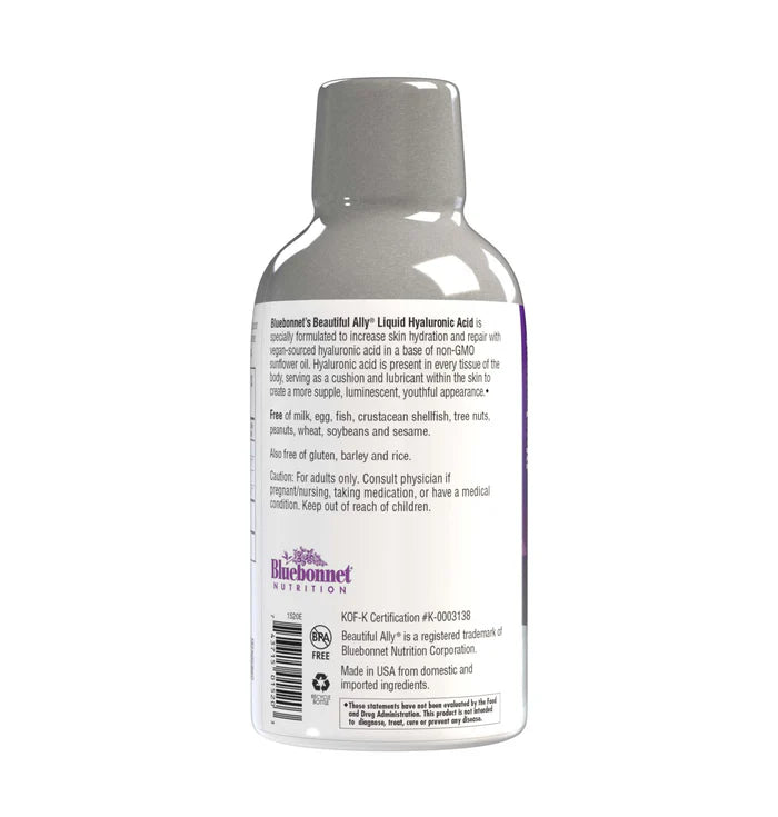 BEAUTIFUL ALLY LIQUID HYALURONIC ACID 16 fl oz