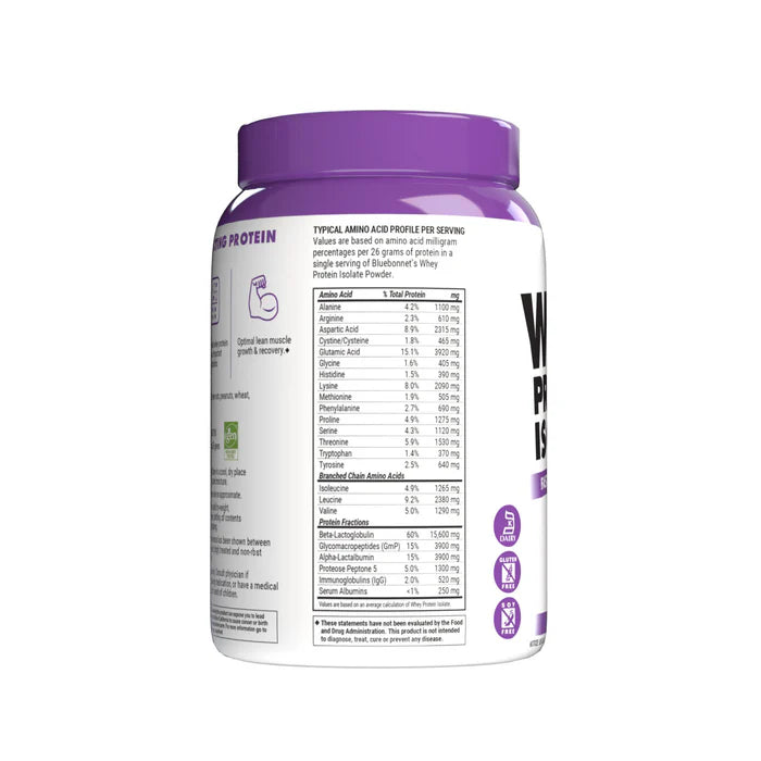 WHEY PROTEIN ISOLATE POWDER 1.1 lb