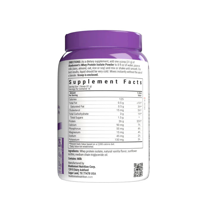 WHEY PROTEIN ISOLATE POWDER 1.1 lb