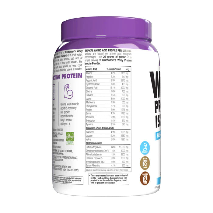 WHEY PROTEIN ISOLATE POWDER FRENCH VANILLA 1 Lb