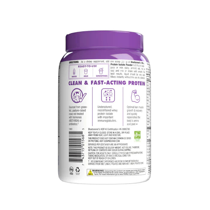 WHEY PROTEIN ISOLATE POWDER CHOCOLATE 1 lb