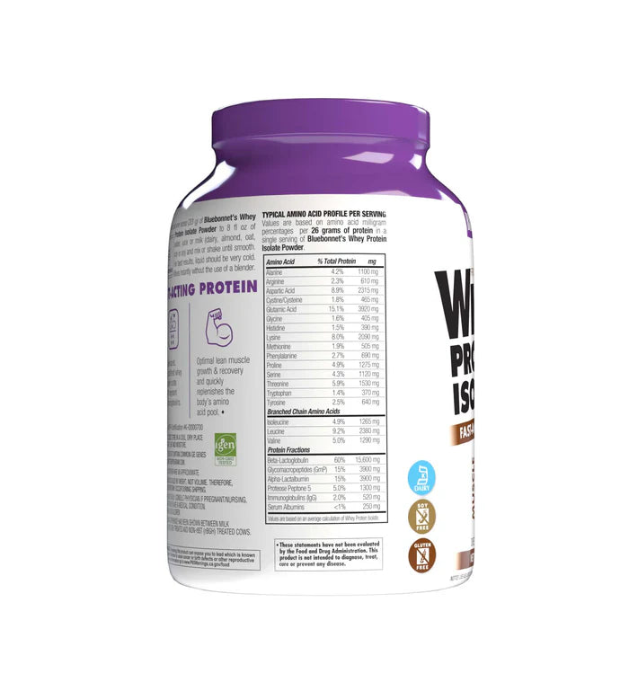WHEY PROTEIN ISOLATE POWDER CHOCOLATE 2 lbs
