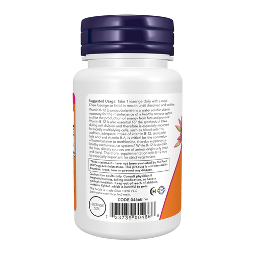 Vitamin B-12 1000 mcg 100 Lozenges