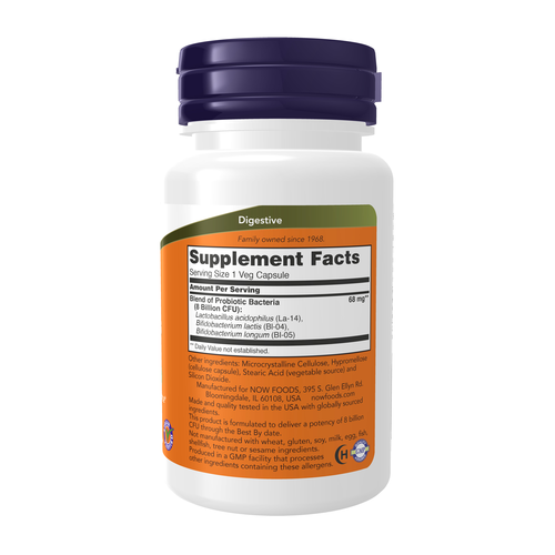 8 Billion Acidophilus & Bifidus 60 Veg Capsules