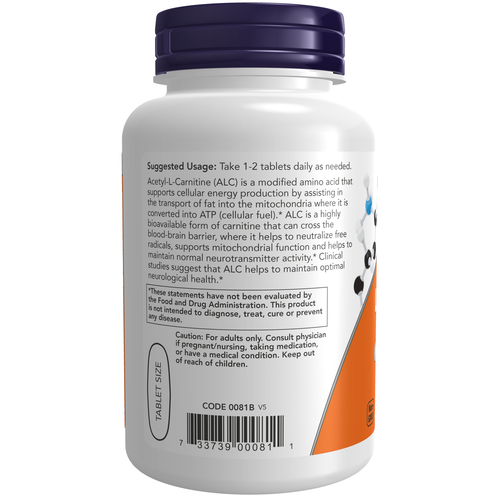 Acetyl-L-Carnitine 750 mg 90 Tablets
