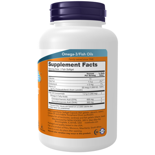 Ultra Omega 3-D Fish Oil (Fish Gelatin) 90 Fish Softgels