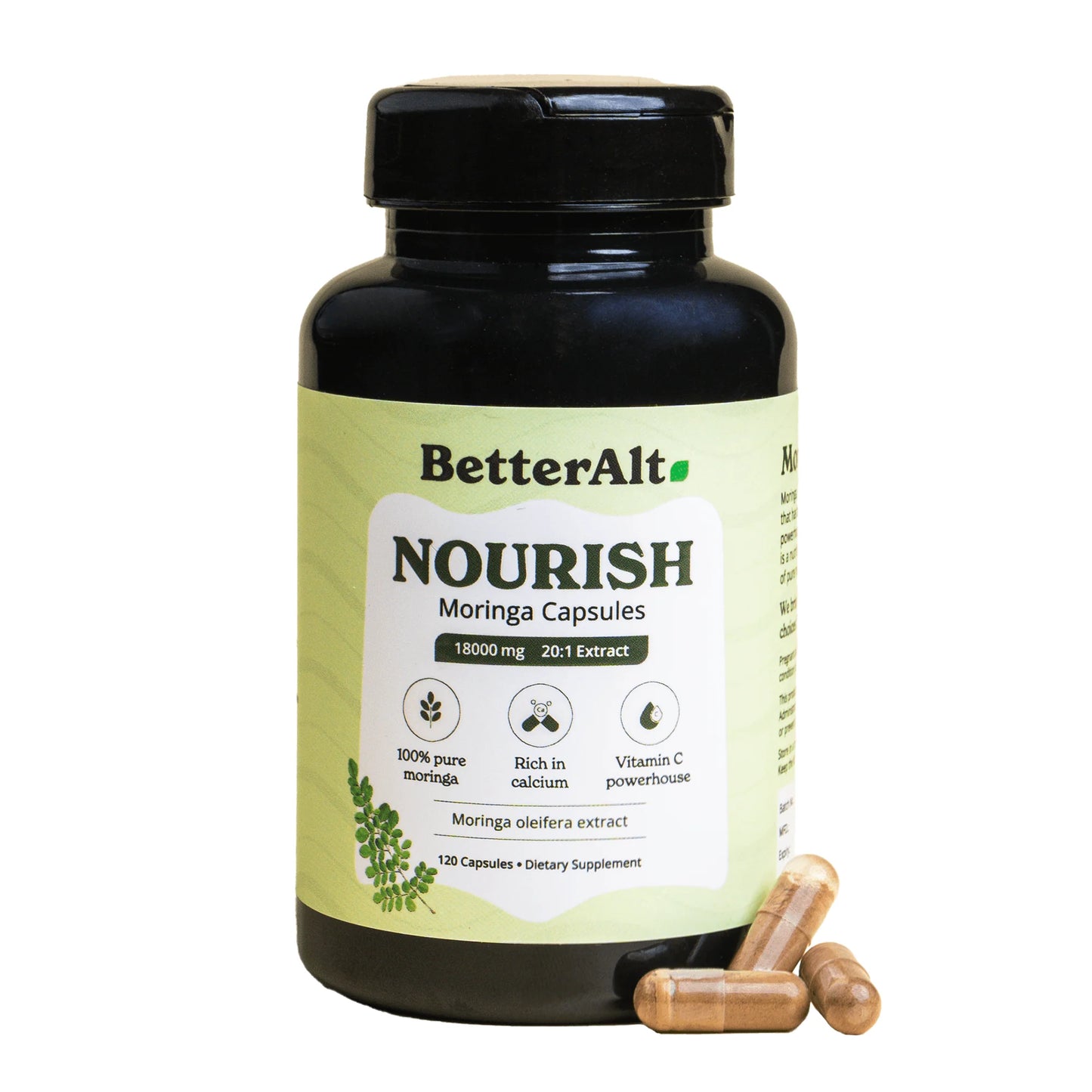 BetterAlt Moringa 120 Capsules