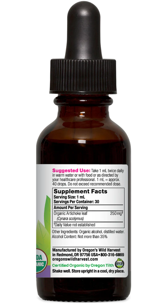 Artichoke Organic Extract 1 oz.