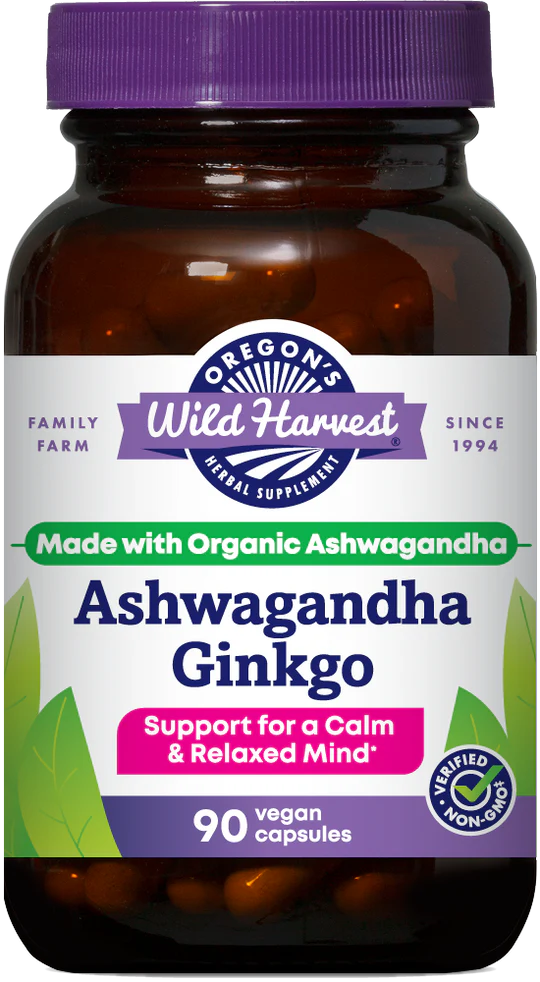 Ashwagandha Ginkgo Capsules 90 Ct.
