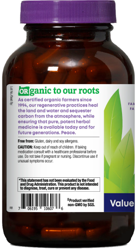 Ashwagandha 180 Organic Vegan Capsules