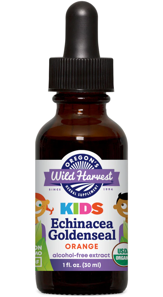 KIDS Echinacea Goldenseal Organic, Alcohol-Free 1 oz.