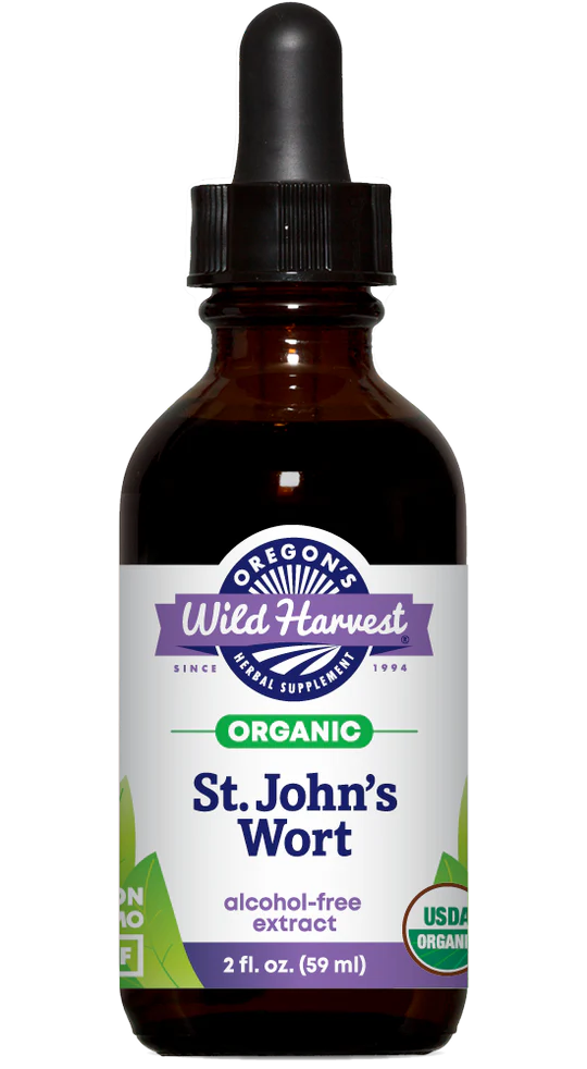 St. John's Wort Extract 2 oz Organic Alcohol-free