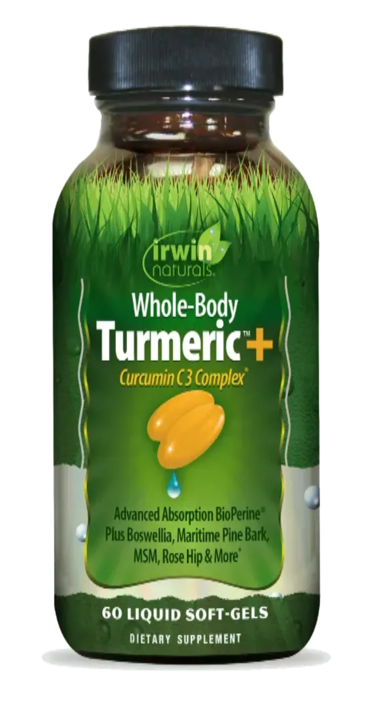 Whole-Body Turmeric + Curcumin C3 Complex 60 Liquid Soft-Gels