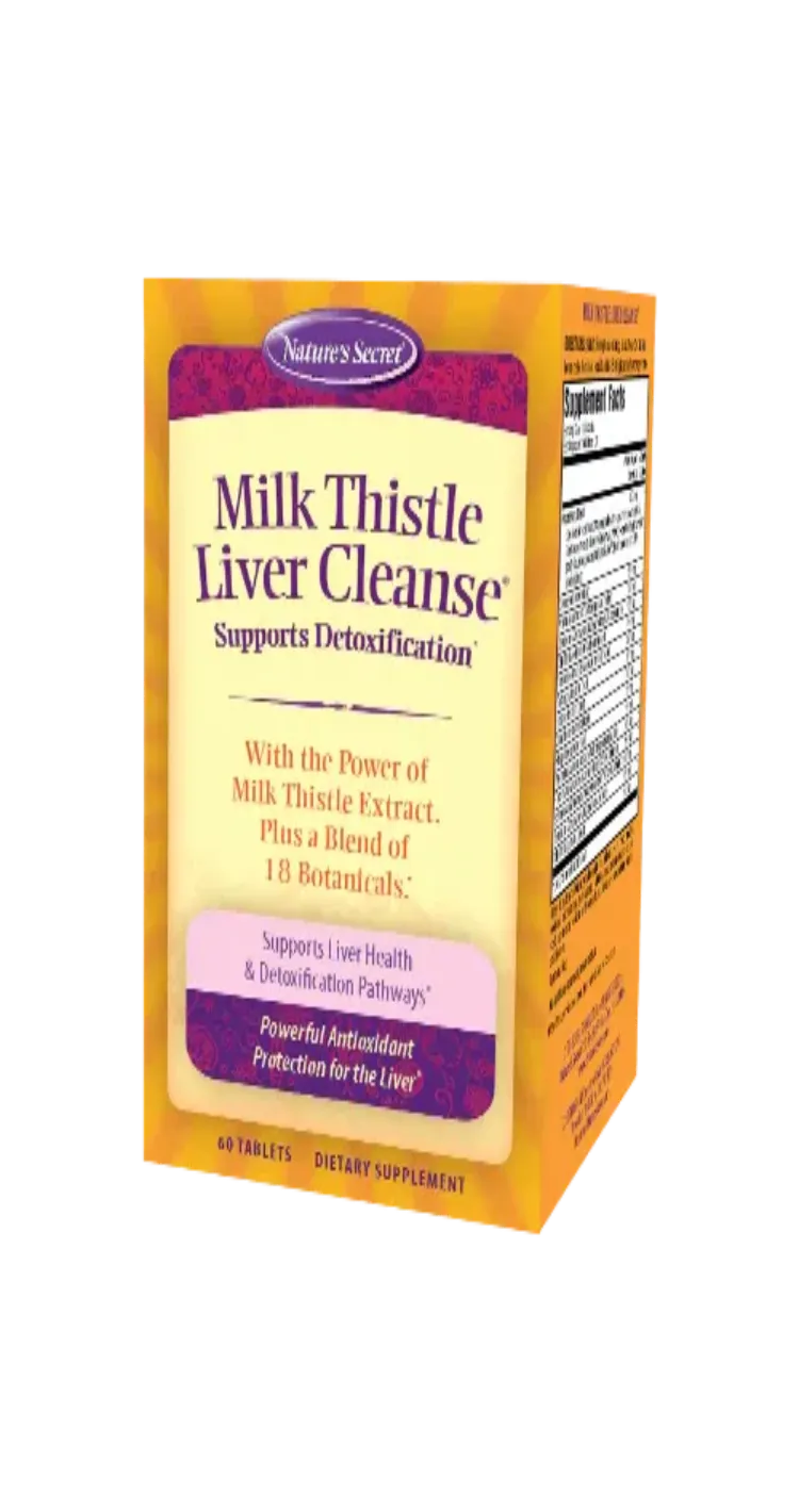 Enhance Liver Health with Milk Thistle Liver Detox 60 Tablets