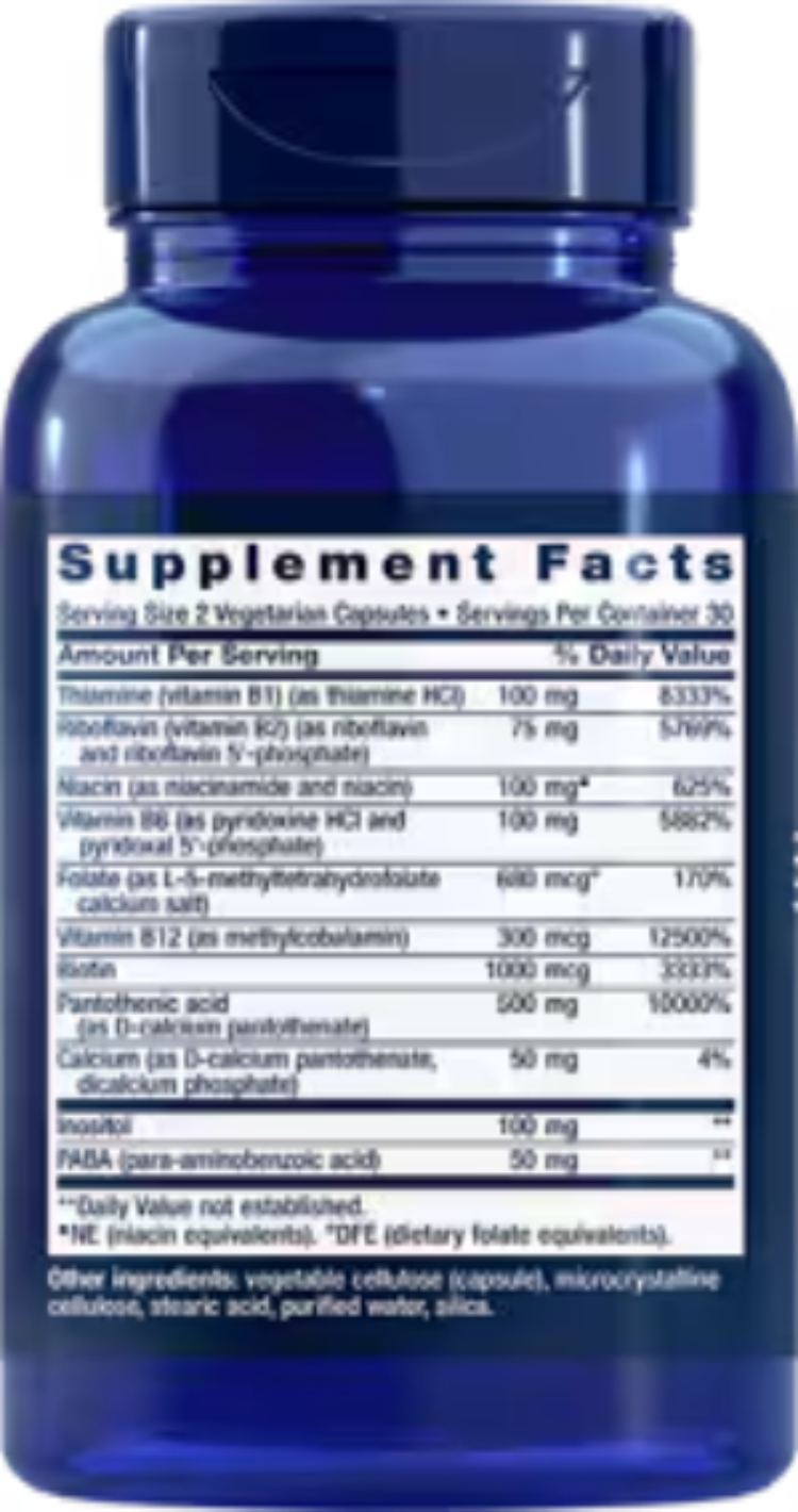 BioActive Complete B-Complex 60 Vegetarian Capsules