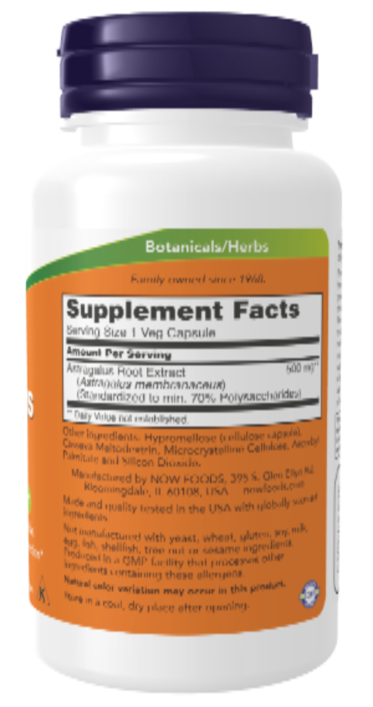 Astragalus Extract 500 mg 90 Veg Capsules