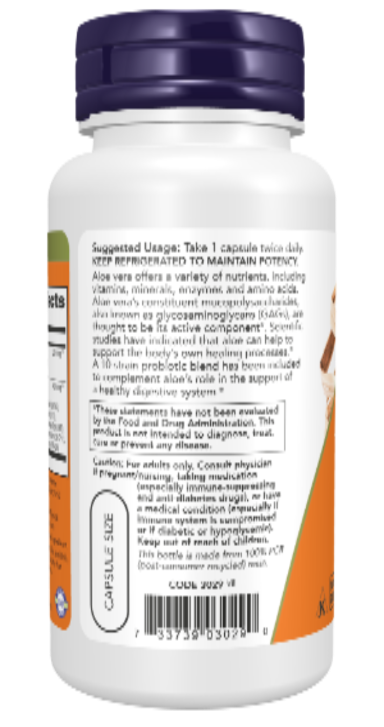 Aloe 10,000 & Probiotics 60 Veg Capsules