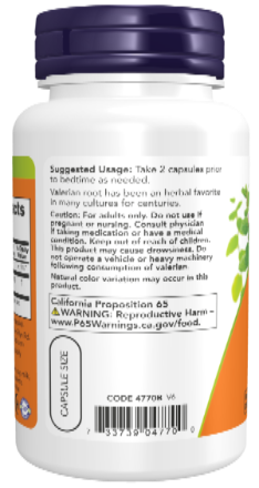 Valerian Root 500 mg 100 Veg Capsules
