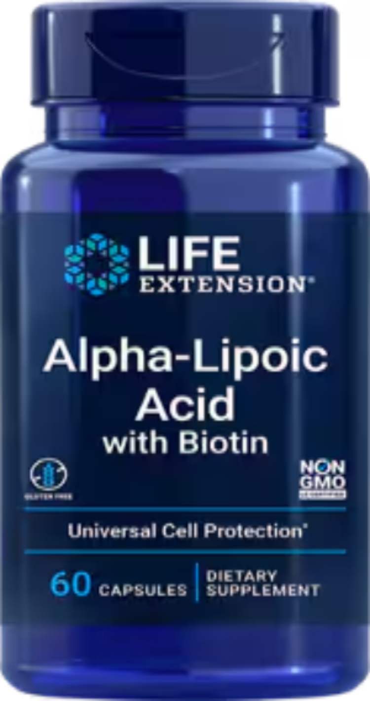 Alpha-Lipoic Acid with Biotin 60 capsules