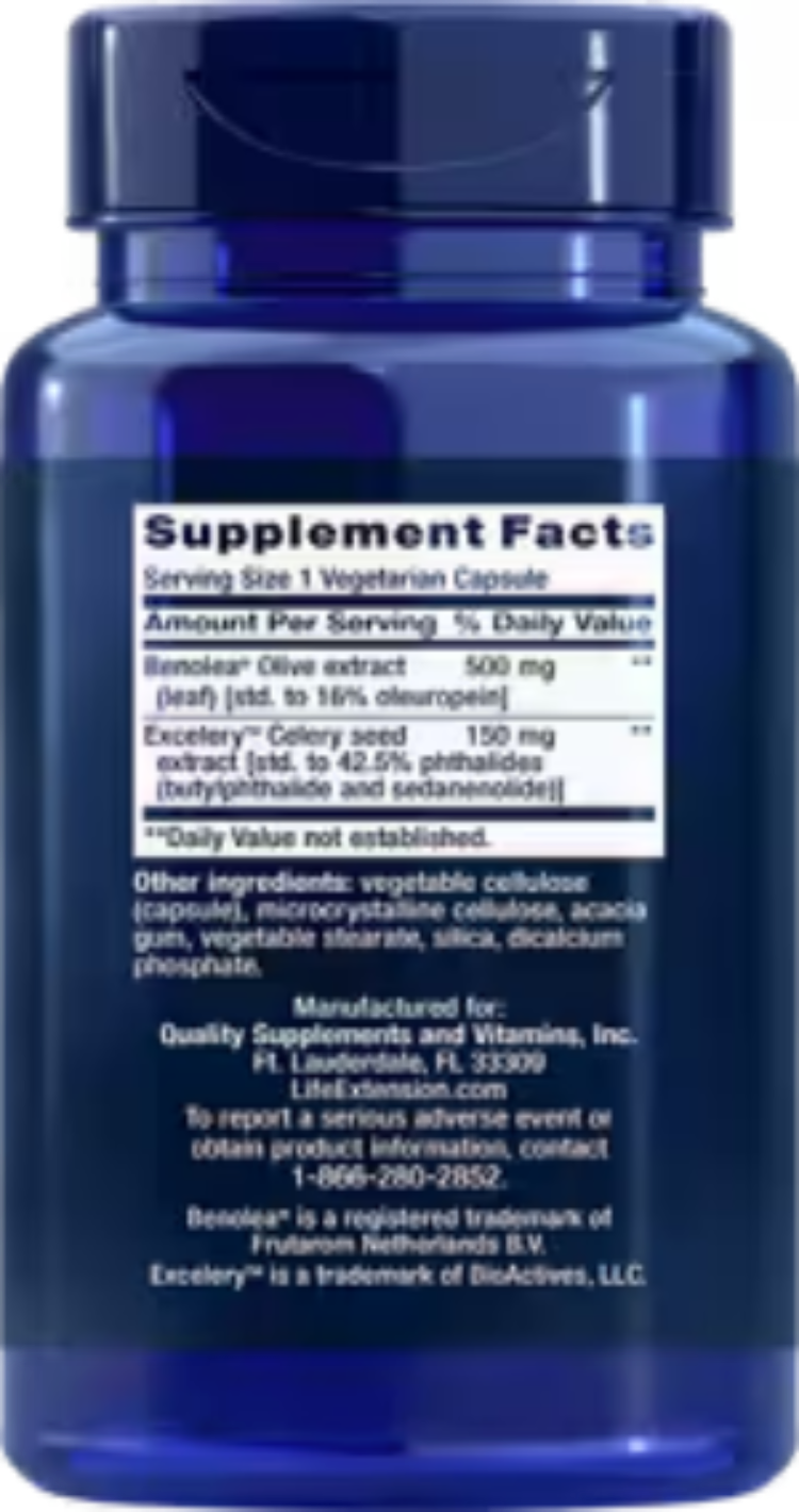 Advanced Olive Leaf Vascular Support 60 Vegetarian Capsules