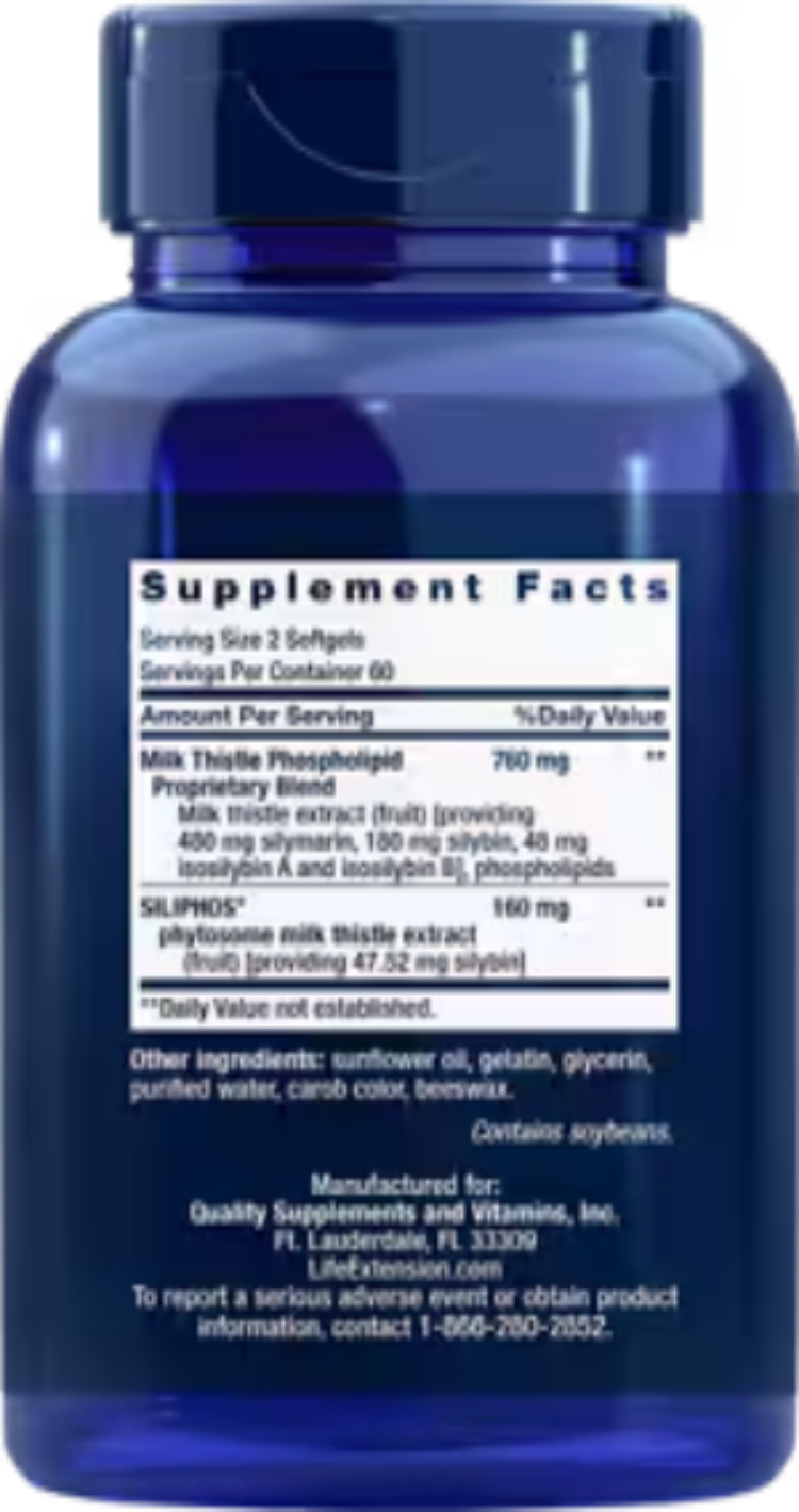 Advanced Milk Thistle 120 Softgels