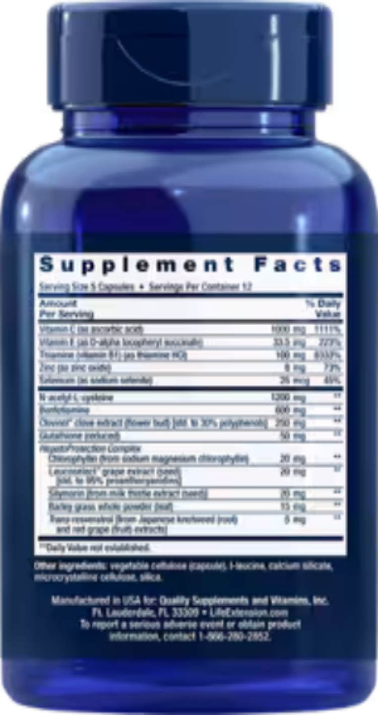 Anti-Alcohol Complex HepatoProtection Complex 60 Capsules