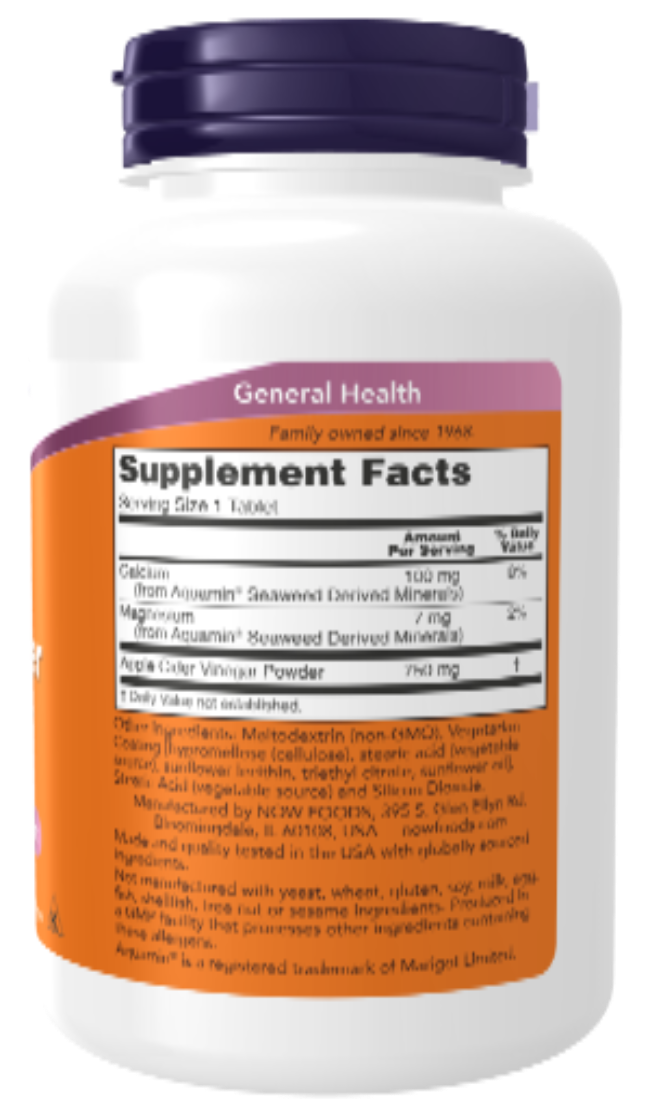 Apple Cider Vinegar Extra Strength 750 mg 180 Tablets
