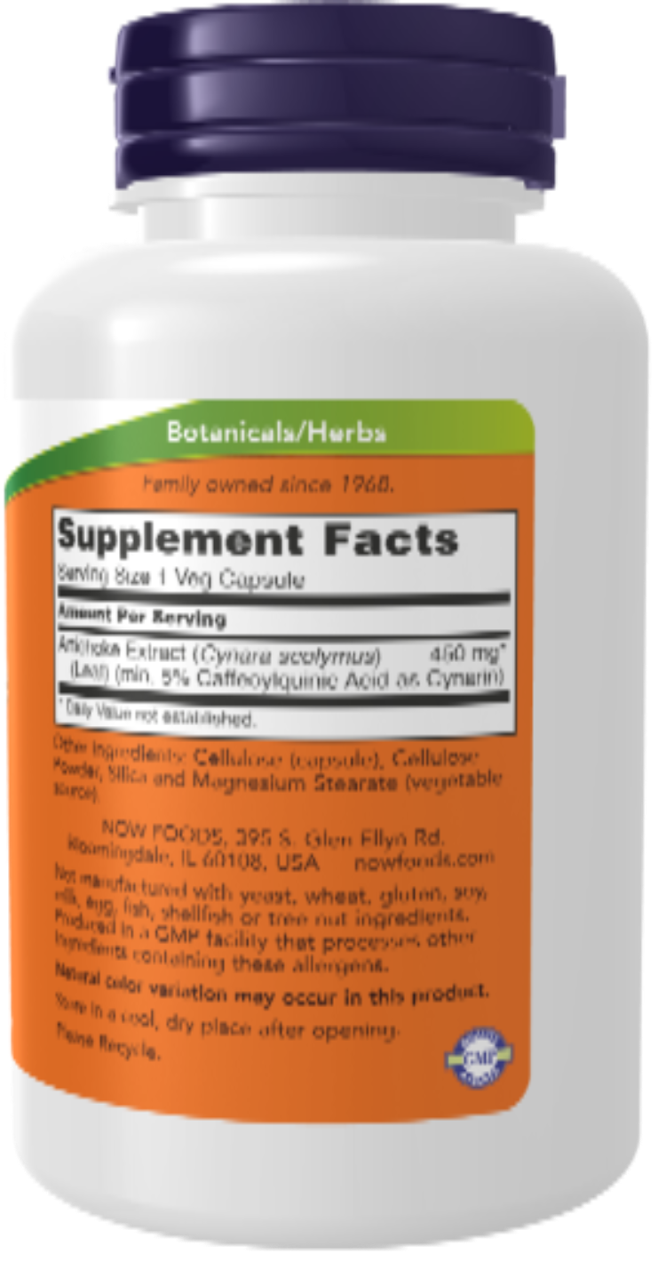 Artichoke Extract 450 mg 90 Veg Capsules