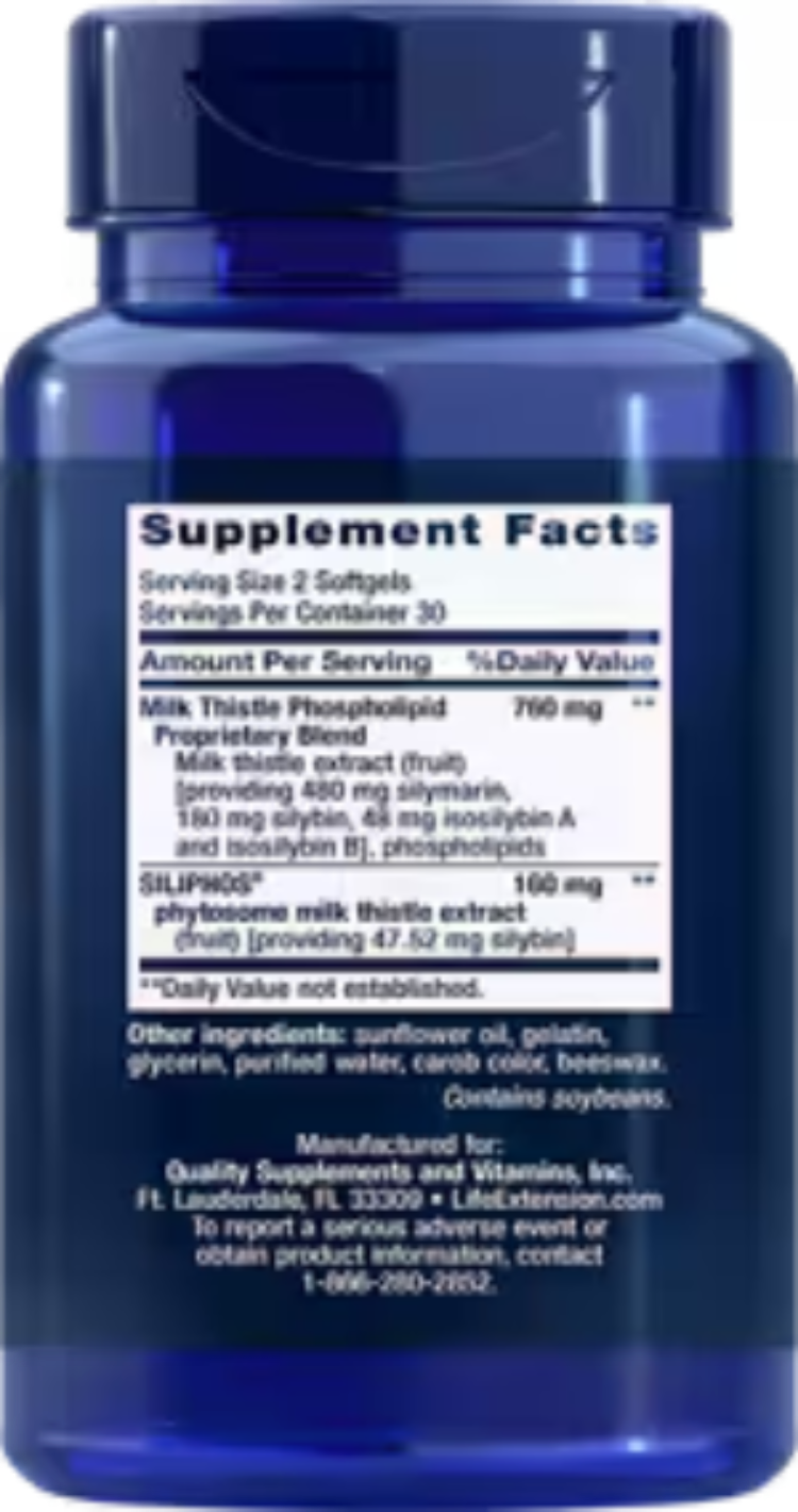 Advanced Milk Thistle 60 Softgels