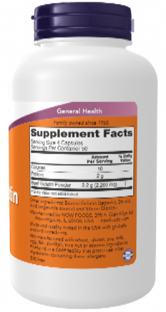 Beef Gelatin 550 mg 200 Capsules