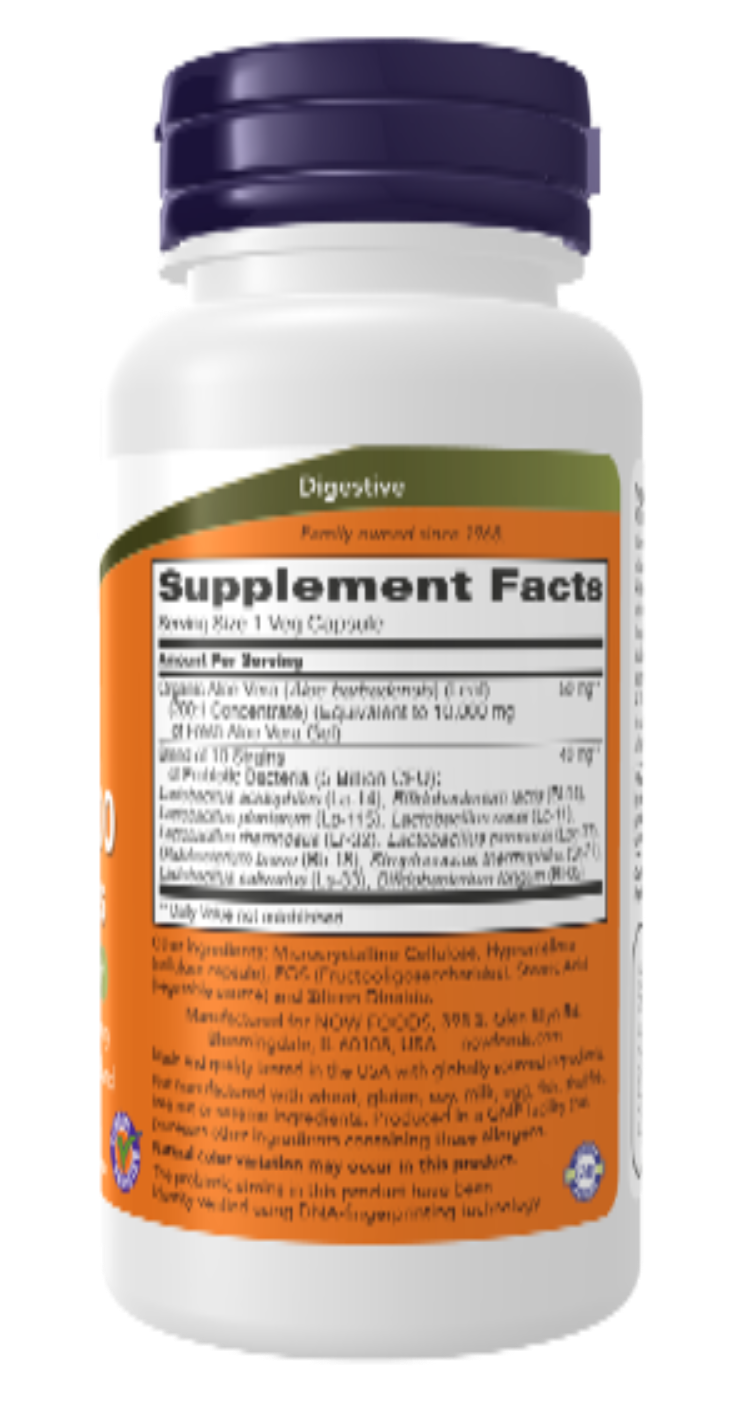 Aloe 10,000 & Probiotics 60 Veg Capsules