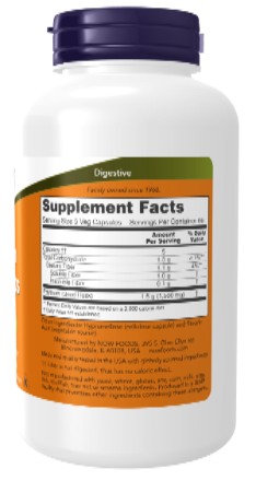 Psyllium Husk Caps 500 mg 200 Veg Capsules