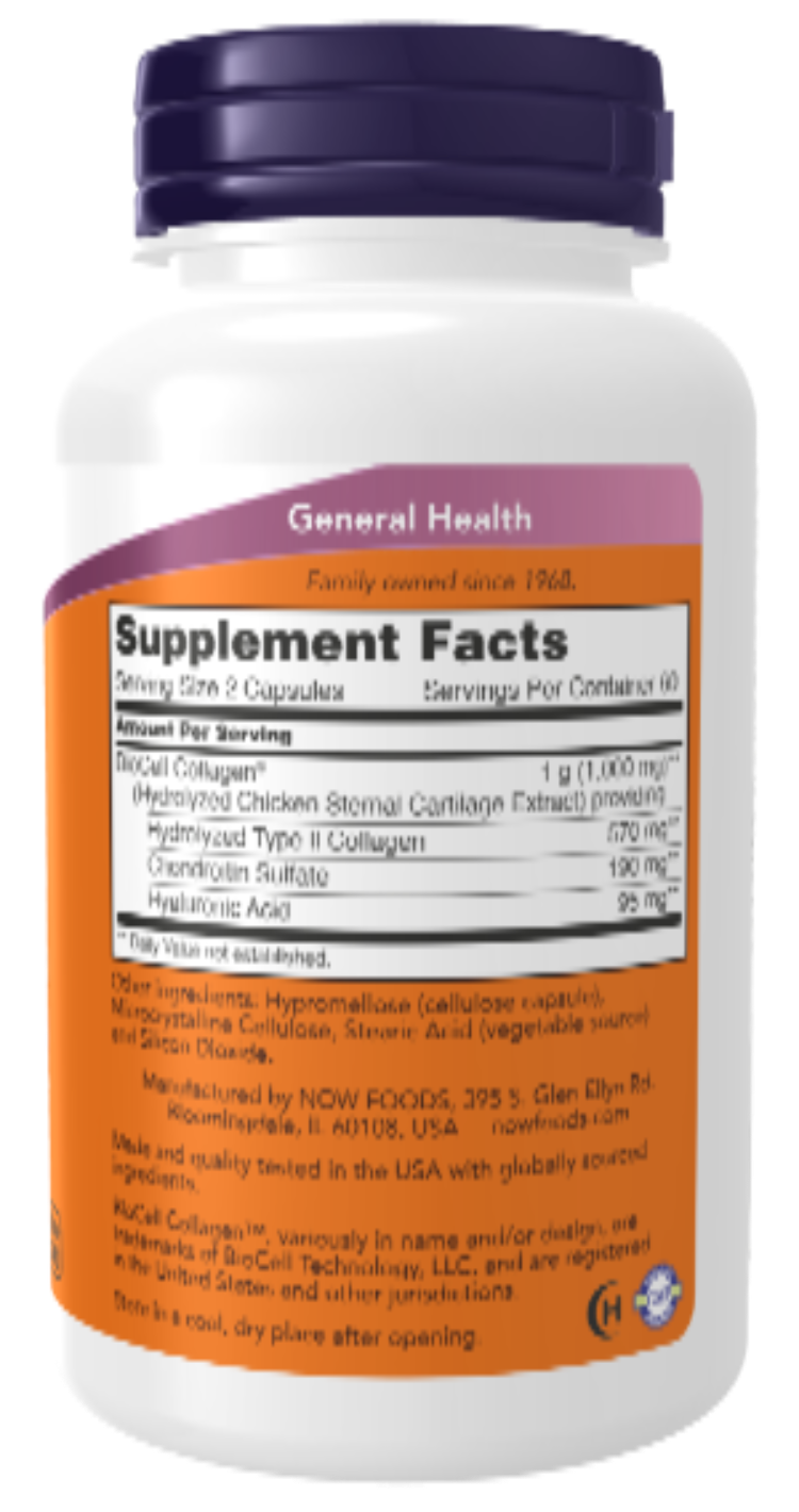 BioCell Collagen Hydrolyzed Type II 120 Capsules