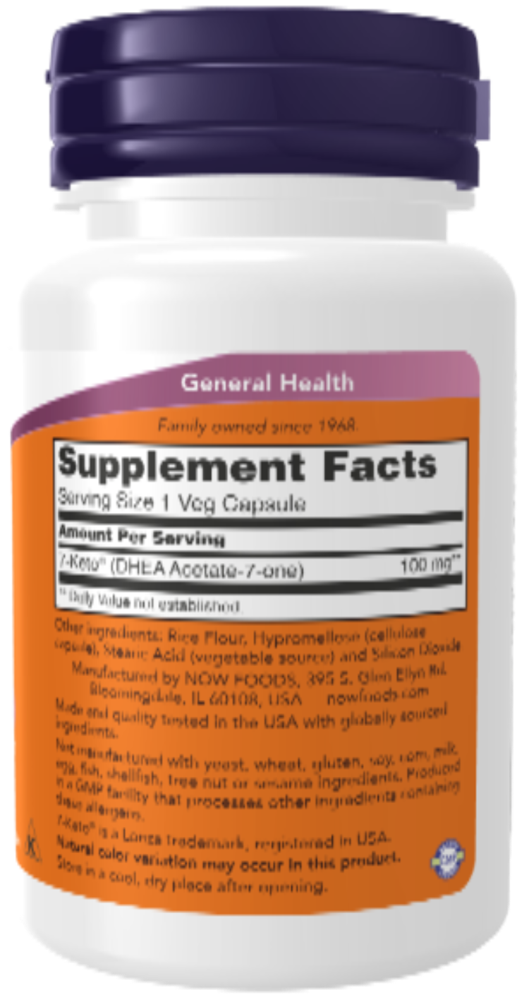7-KETO 100 mg 120 Veg Capsules