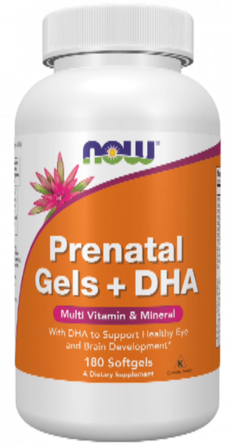 Prenatal Gels + DHA 180 Softgels