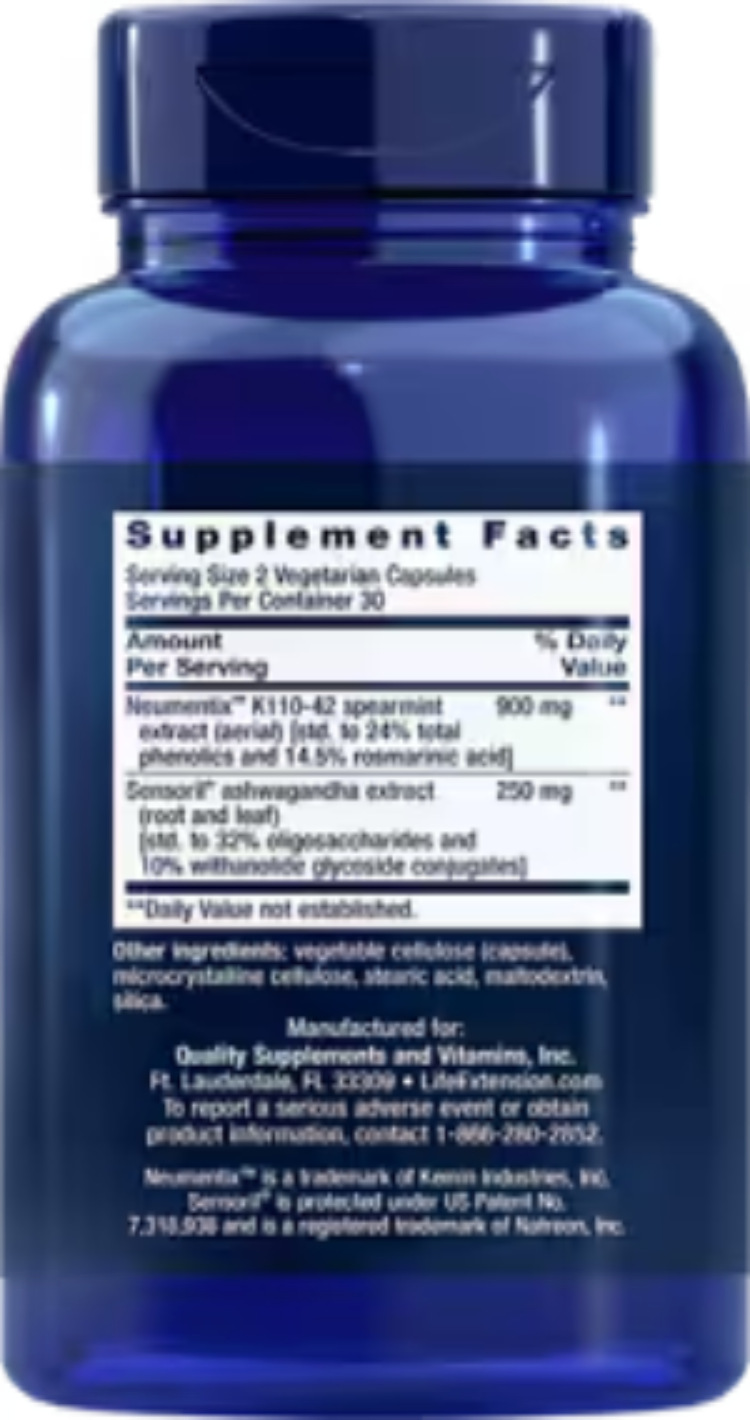 Ashwagandha Plus Calm & Focus 60 Vegetarian Capsules