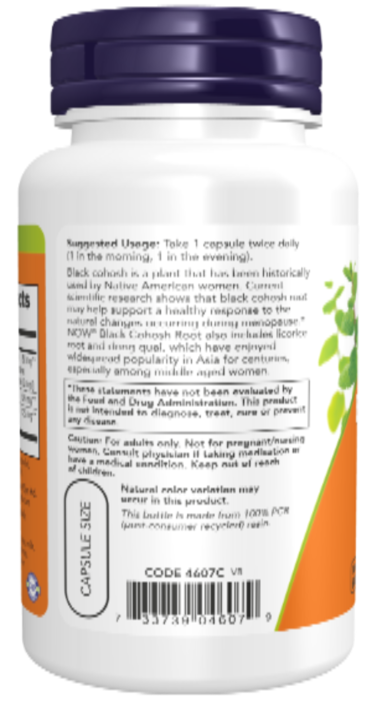 Black Cohosh Root 80 mg 90 Veg Capsules