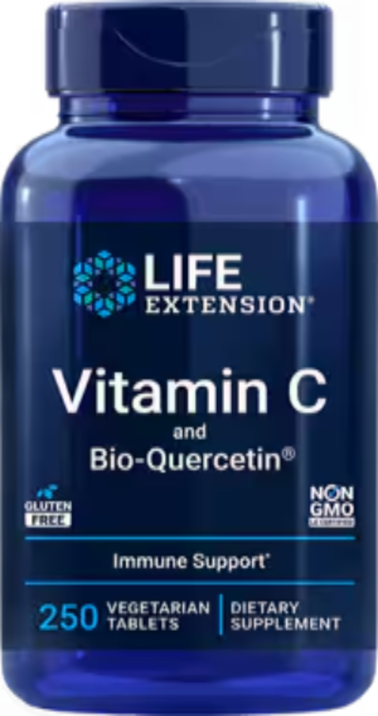 Vitamin C and Bio-Quercetin 250 Vegetarian Tablets