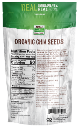 Black Chia Seeds Organic 12 oz