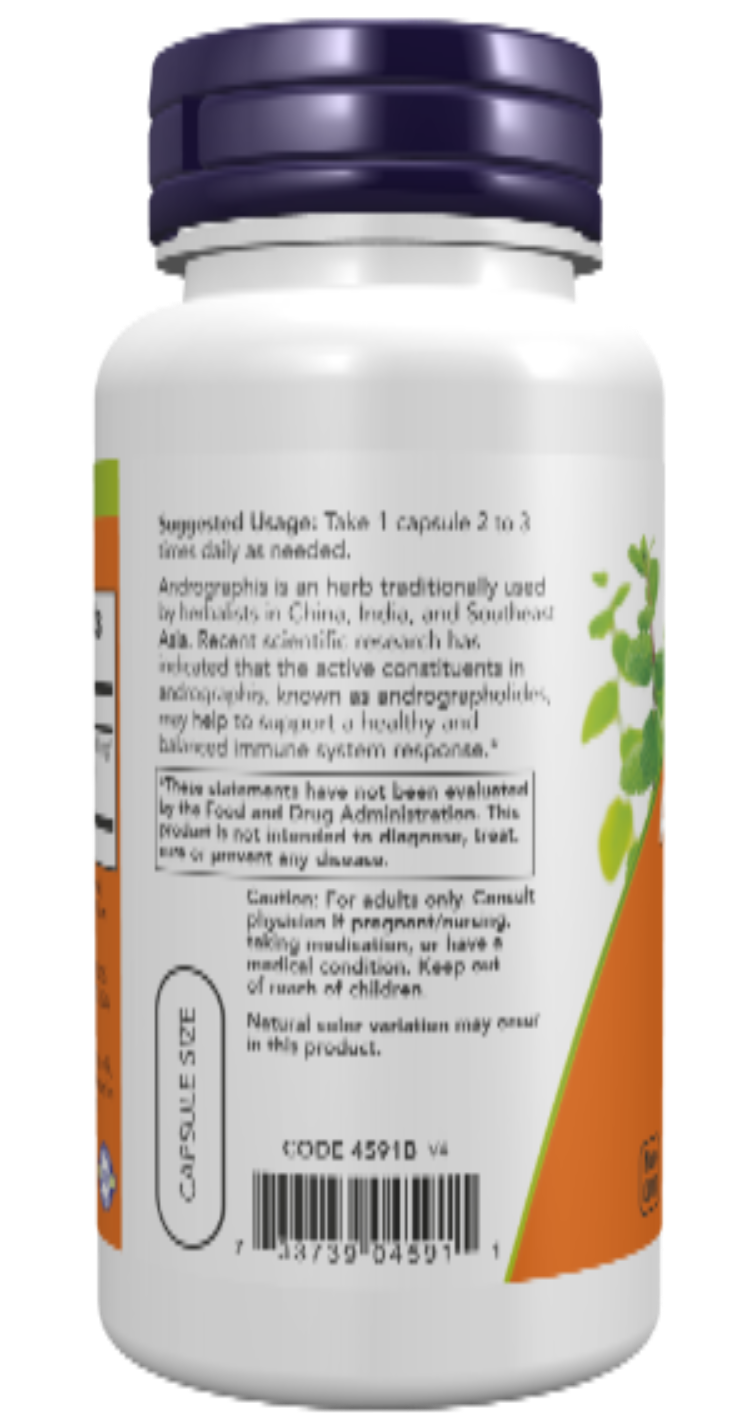 Andrographis Extract 400 mg 90 Veg Capsules