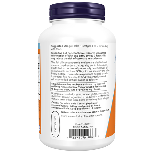 Ultra Omega-3 Fish Oil (Bovine Gelatin) 180 Softgels
