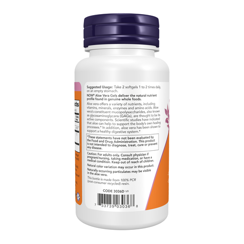 Aloe Vera 10,000 mg 100 Softgels